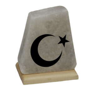 Ay Yıldız Baskılı Tuz Lambası